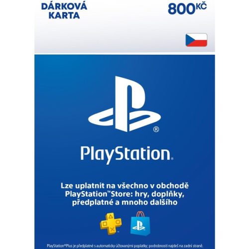 PlayStation Store - Dárková karta 800 Kč (digitální verze) Sony