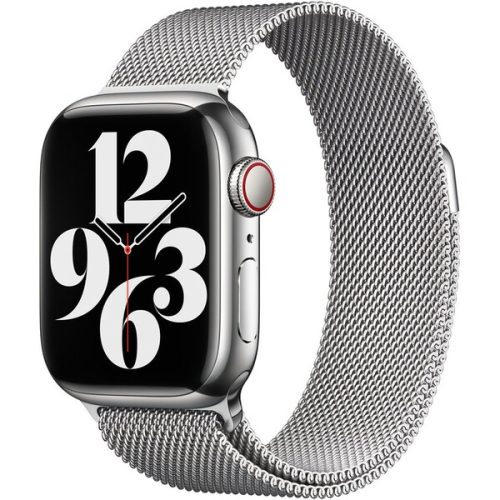 Apple Watch 41/40/38mm stříbrný milánský tah Apple