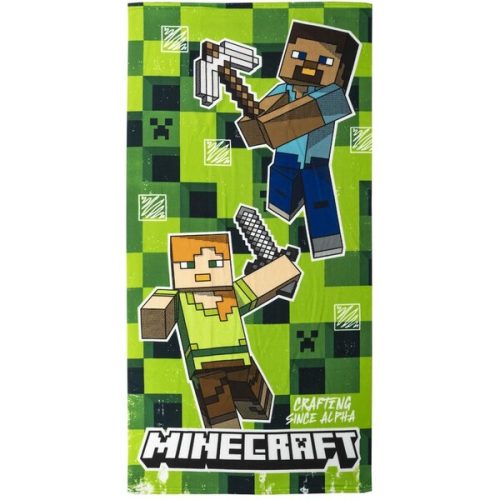 Osuška Minecraft - Alex & Steve 140 x 70 cm Cerdá