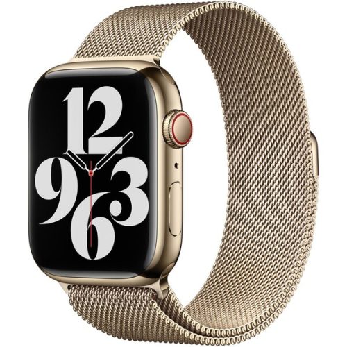 Apple Watch 49/45/44/42mm zlatý milánský tah Apple