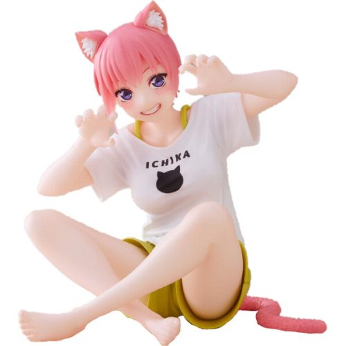 Soška The Quintessential Quintuplets 2 - Ichika Nakano (Newley Written Cat Roomwear) 13 cm Taito Prize