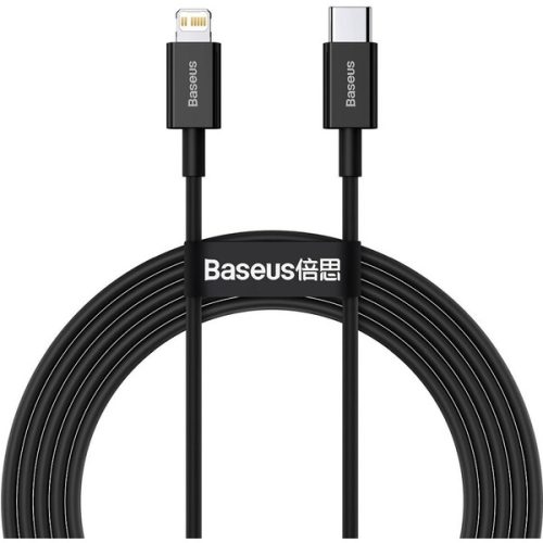 Baseus Superior Series rychlonabíjecí kabel Lightning 20W 2m černá BASEUS