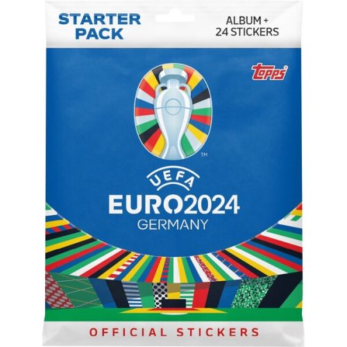 Fotbalové samolepky Topps EURO 2024 - Starter Pack Topps