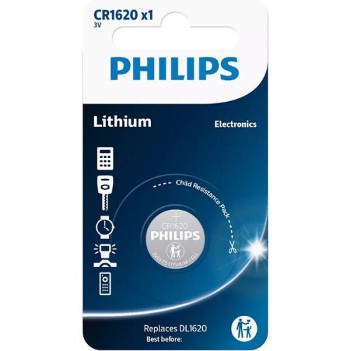 Philips CR1620/00B Lithiová baterie knofliková CR1620 (3V) Philips