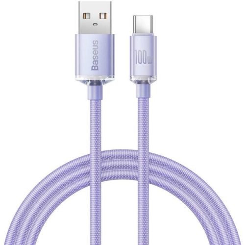 Baseus Crystal Shine Series kabel USB-A/USB-C (100W) 1