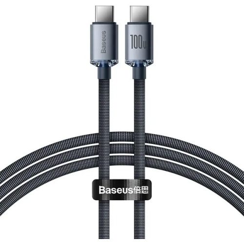 Baseus Crystal Shine Series kabel USB-C/USB-C (100W) 1