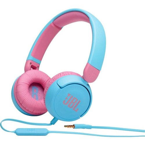 JBL dětská náhlavní sluchátka modrá/růžová JBL