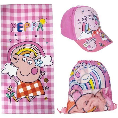 Dětská sada ručníku a kšiltovky Peppa Pig Cerdá