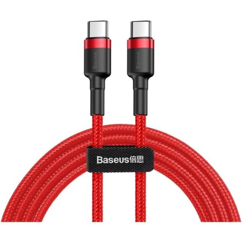 Baseus Cafule kabel USB-C PD 2.0 60W (20V/3A) 2m červený BASEUS