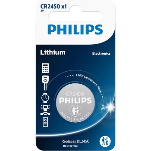 Philips CR2450/10B Lithiová baterie knofliková CR2450 (3V) Philips