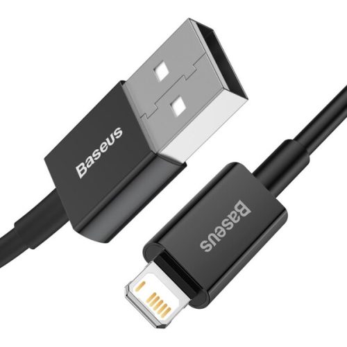 Baseus Superior Series rychlonabíjecí kabel Lightning 2.4A 2m černá BASEUS