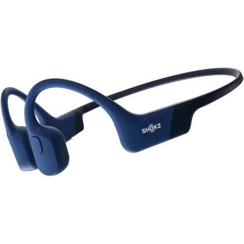 Shokz OpenRun Bluetooth sluchátka před uši modrá Shokz