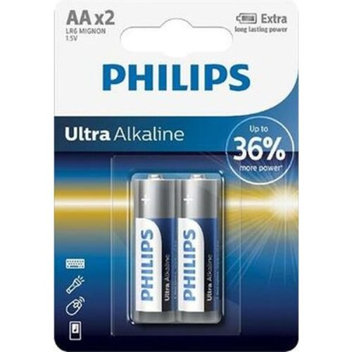 Philips LR6E2B/10 Ultra Alkaline 2x AA baterie Philips