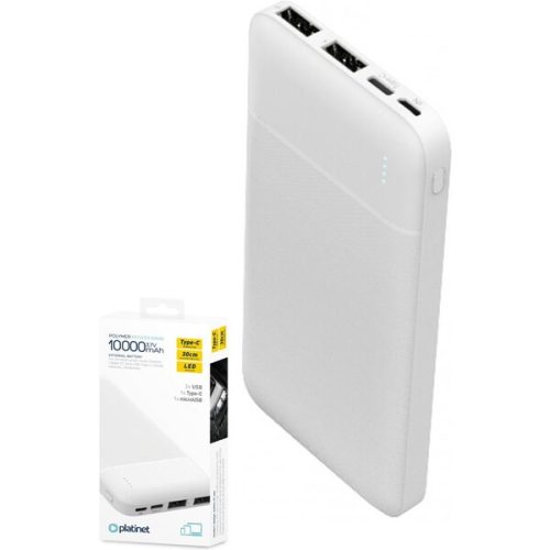 Platinet PowerBank 10000mAh bílá Platinet