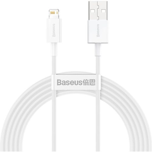 Baseus Superior Series rychlonabíjecí kabel Lightning 2.4A 2m bílá BASEUS