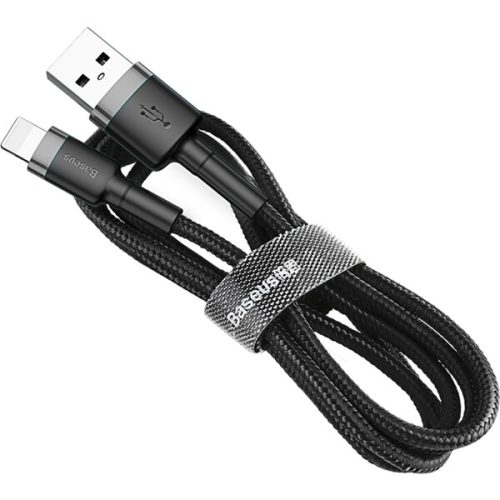 Baseus Cafule kabel USB/Lightning 2.4A 0.5m šedý/černý BASEUS