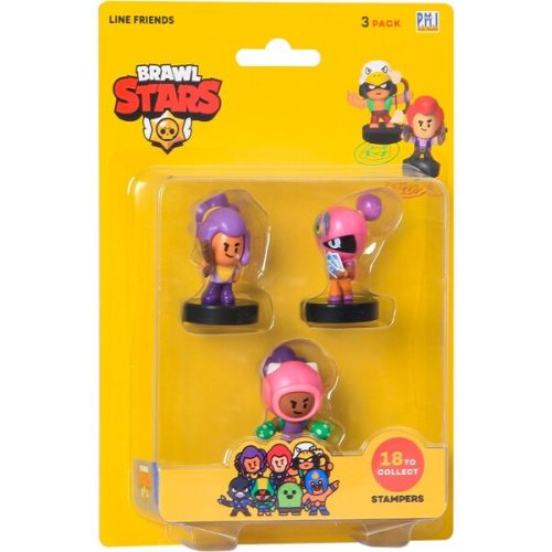 Set figurek s razítky Brawl Stars 1. série (3ks) P.M.I. Trading & Enterprise Ltd.