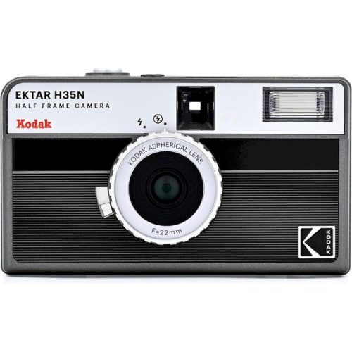 Kodak EKTAR H35N Striped Analogový fotoaparát černý Kodak