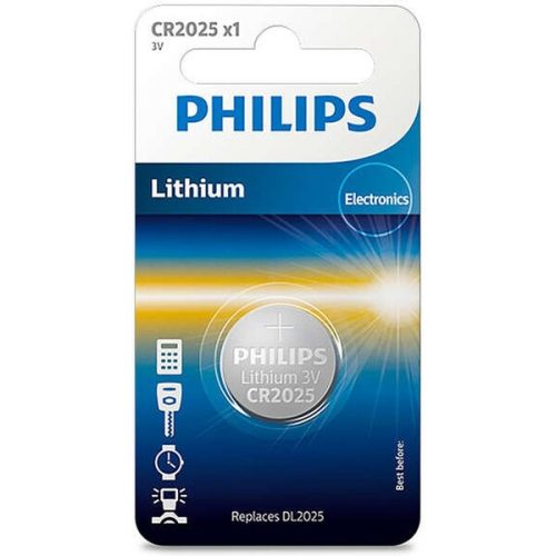 Philips CR2025/01B Lithiová baterie knofliková CR2025 (3V) Philips