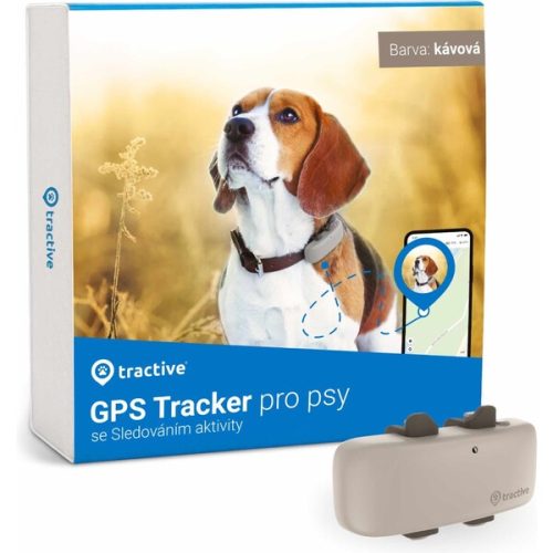 Tractive GPS DOG 4 tracker polohy a aktivity pro psy hnědý Tractive