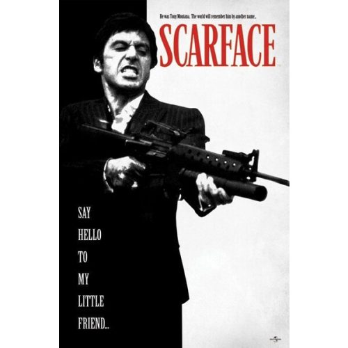 Plakát Scarface - Say Hello To My Little Friend (17) Europosters