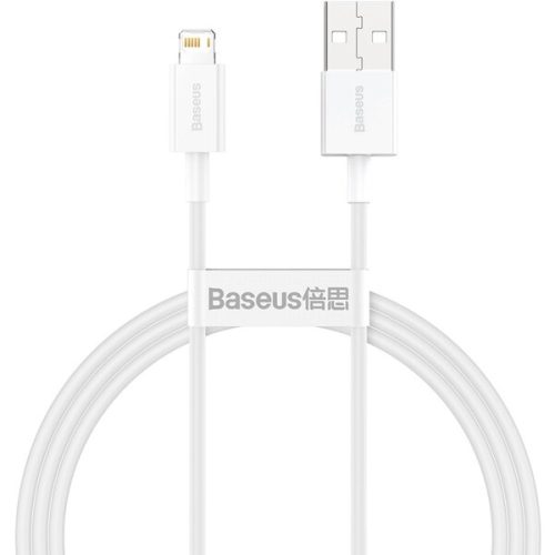 Baseus Superior Series rychlonabíjecí kabel Lightning 2.4A 1m bílá BASEUS