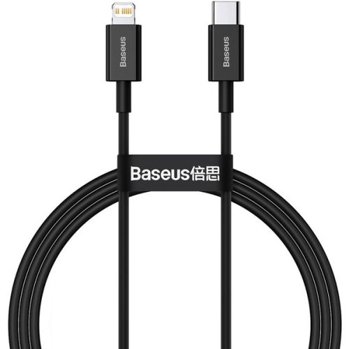 Baseus Superior Series rychlonabíjecí kabel Lightning 20W 1m černá BASEUS