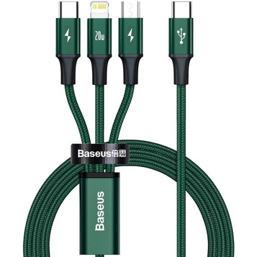 Baseus Datový kabel Rapid 3v1 USB-C/microUSB