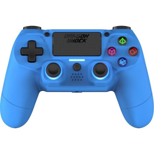 DragonShock Mizar bezdrátový ovladač PS4 modrý DragonShock