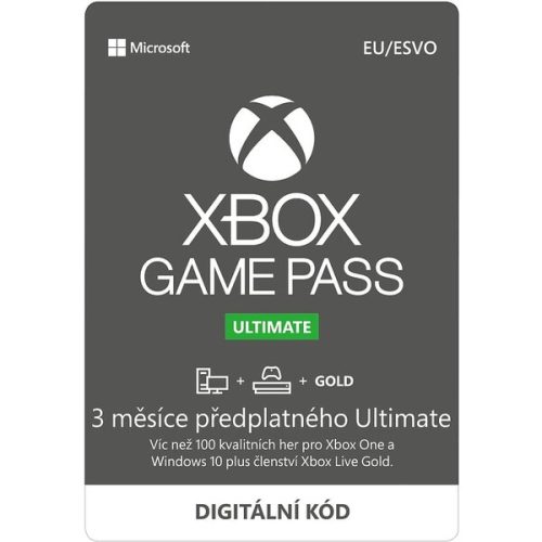 Microsoft Xbox Game Pass Ultimate na 3 měsíce (AT) Microsoft