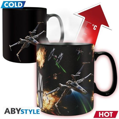 Hrnek Star Wars - Space Battle 460 ml (měnící se motiv) Abysse Corp