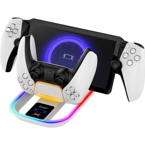 iPega P5P11 nabíjecí stanice s RGB pro Playstation Portal a DualSense