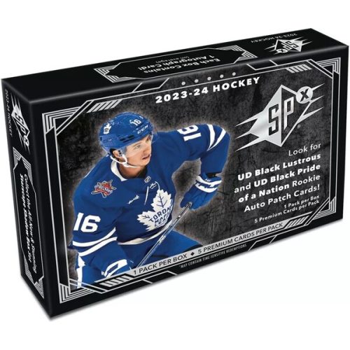 Hokejové karty 2023-24 Upper Deck SPx Hockey Hobby Box Upper Deck