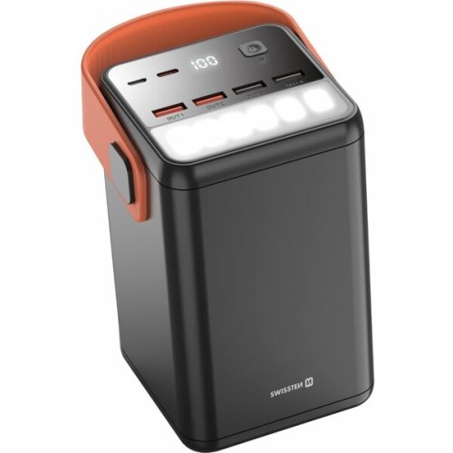 Swissten Power Line powerbanka 60 000 mAh 65W PD černá SWISSTEN