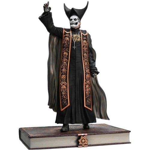 Soška KnuckleBonz Rock Iconz Ghost - 1/9 Papa Emeritus IV (Black Robes) 22 cm KnuckleBonz