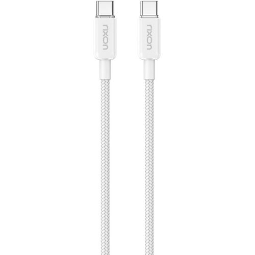 Rixon datový a nabíjecí kabel USB-C/USB-C nylon PD60W Rixon