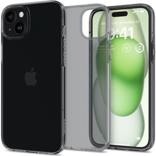 Spigen Crystal Flex kryt iPhone 15 Plus šedý Spigen