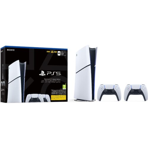 PlayStation 5 Digital Edition + DualSense Wireless Controller bílý (verze slim) Sony