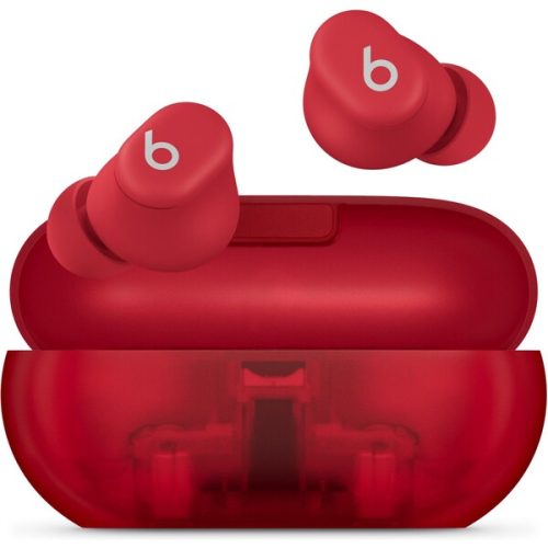 Beats Solo Buds průhledná červená Beats