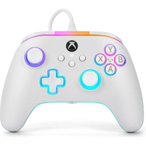 PowerA Advantage drátový herní ovladač Lumectra bílý (Xbox Series X|S) PowerA