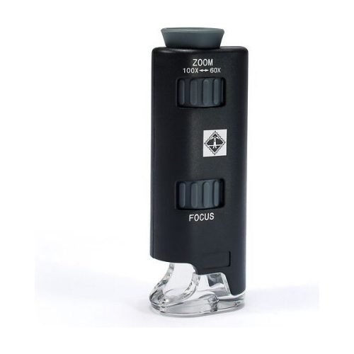 Leuchtturm Zoom Mikroskop s LED podsvícením 60–100x Leuchtturm