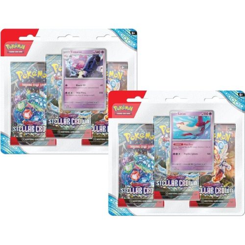 Pokémon TCG: SV07 Stellar Crown - 3 Blister Booster Pokémon Company