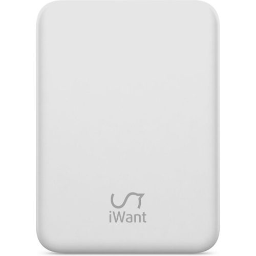 iWant MagSafe powerbanka 4200 mAh světle šedá iWant