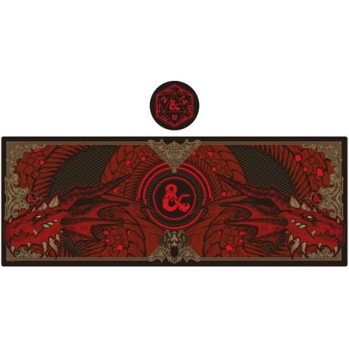 Herní podložka s podtáckem Dungeons & Dragons XL Fanattik