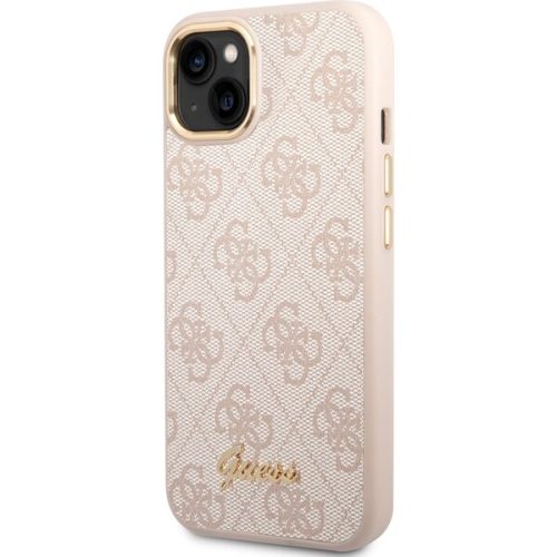 Guess PC/TPU 4G Metal Camera Outline kryt iPhone 14 Plus růžový Guess