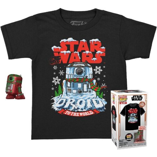 Funko Pocket POP! & Tee: Star Wars -Holiday R2D2 (MT) M (dětské) Funko