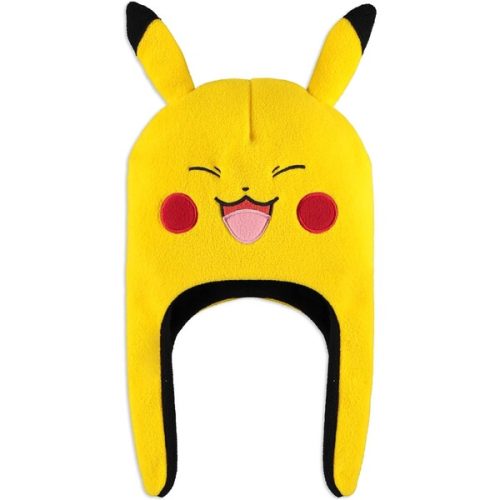 Čepice šerpa Pokémon - Smiling Pikachu (fleecová) Difuzed