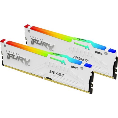 Kingston FURY Beast DDR5 64GB 6000MHz CL40 4x16GB RGB Bílá Kingston
