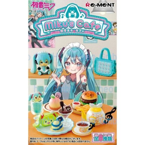 Sada doplňků Hatsune Miku - Miku's Cafe Re-Ment