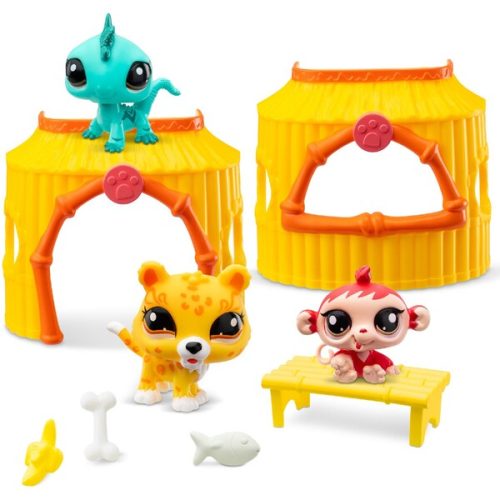Littlest Pet Shop 3 figurky Džungle Hasbro